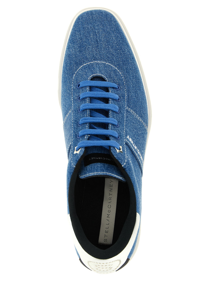 Sandales compensées Stella McCartney bleues en EVA