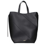Sac bandoulière Jil Sander en cuir noir