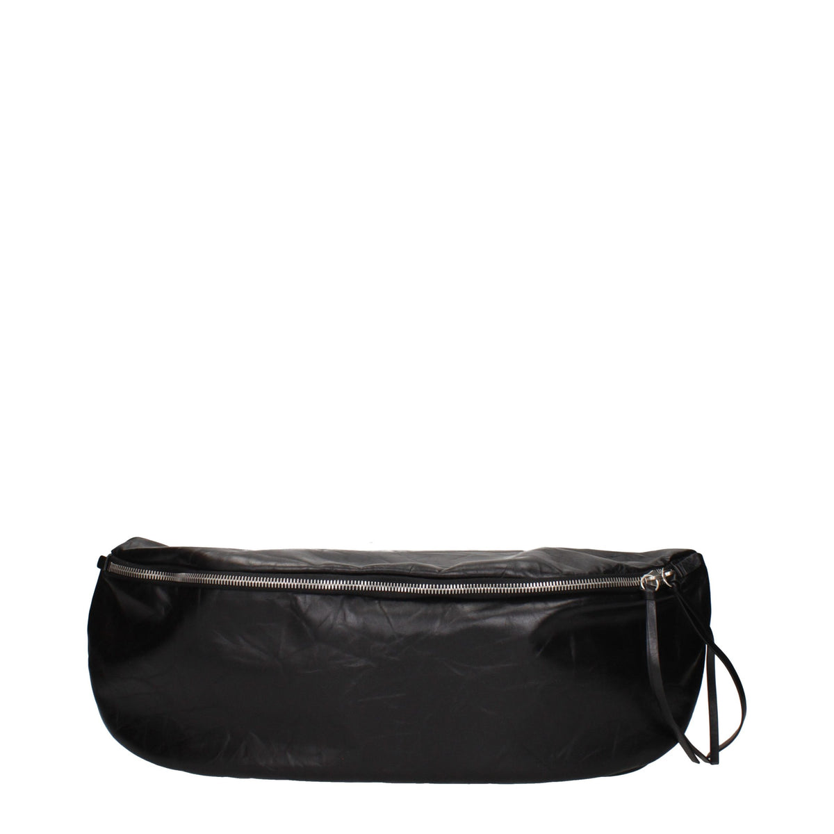 Sac à dos en cuir noir Jil Sander