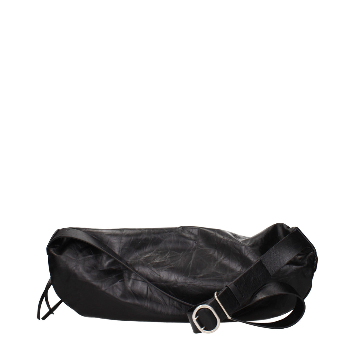 Sac à dos en cuir noir Jil Sander