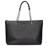 Sac porté épaule Jimmy Choo en cuir noir