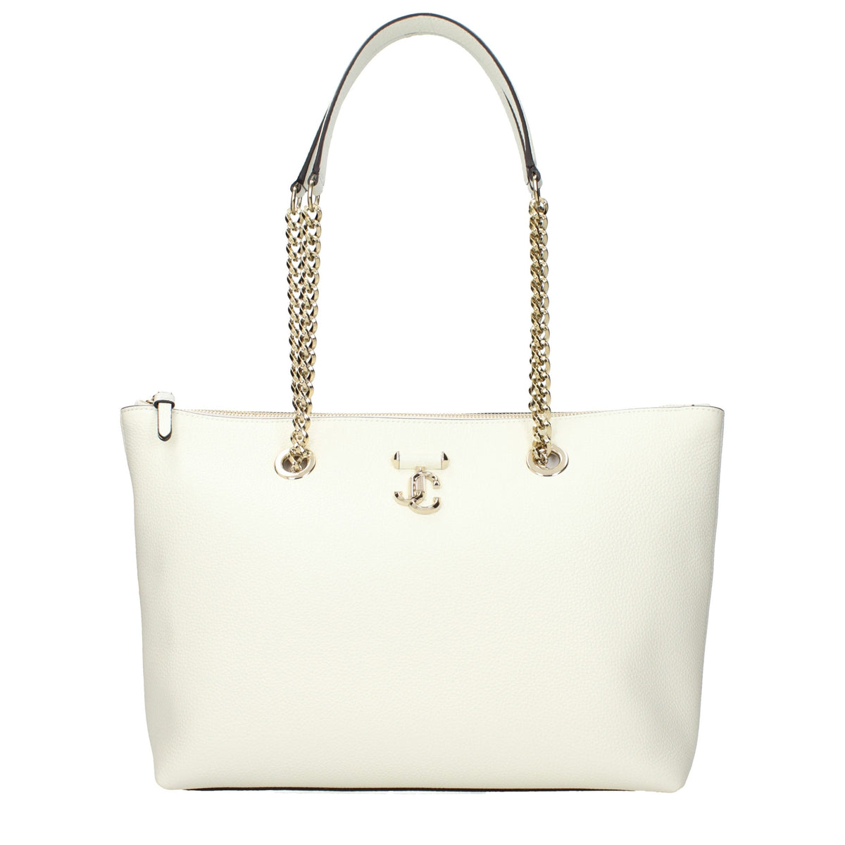 Sac bandoulière Jimmy Choo en cuir blanc