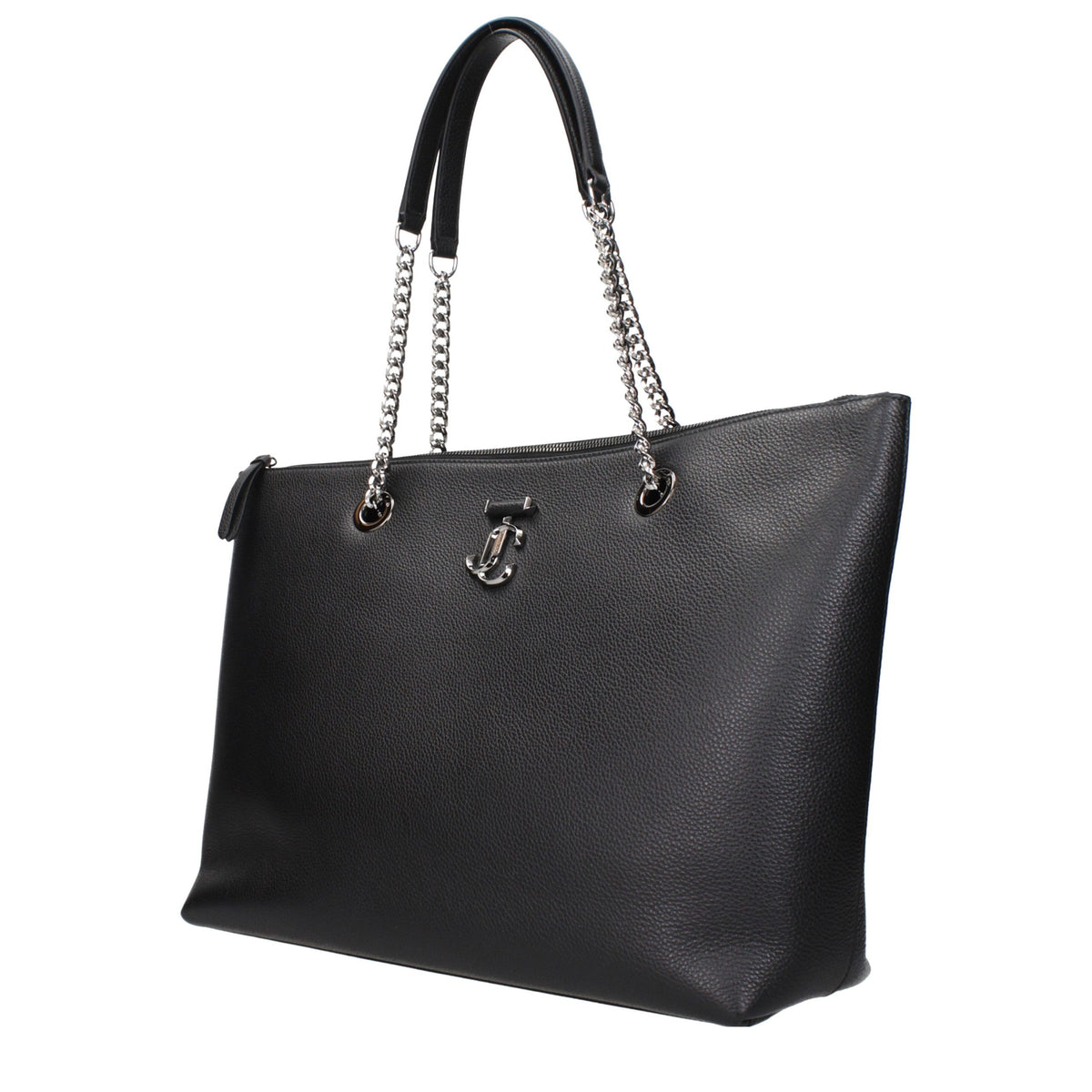 Sac porté épaule Jimmy Choo en cuir noir