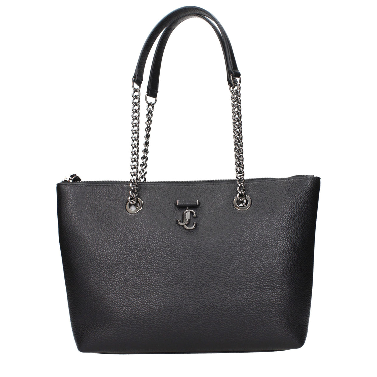 Sac porté épaule Jimmy Choo en cuir noir