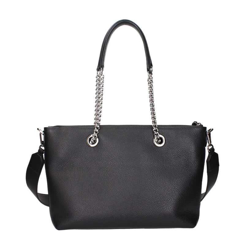Sac porté épaule Jimmy Choo en cuir noir