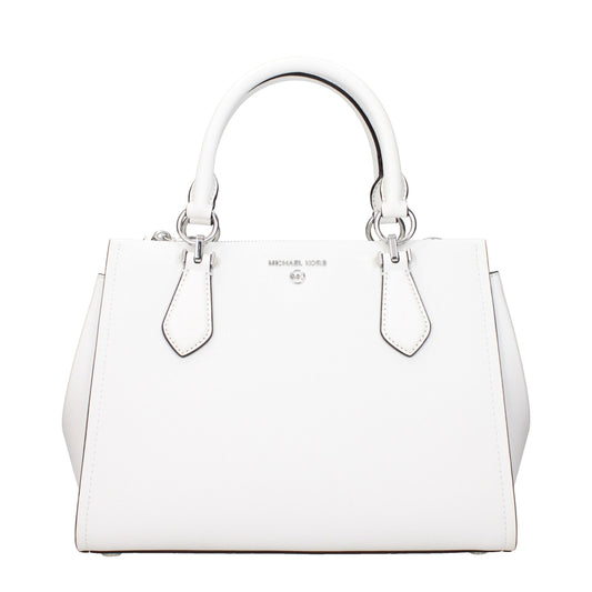 Sac à main en cuir blanc Michael Kors