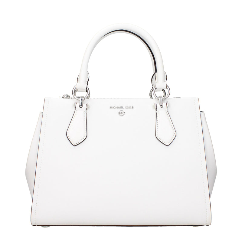 Sac à main en cuir blanc Michael Kors