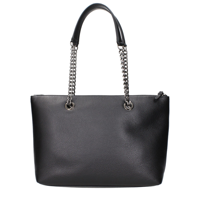 Sac porté épaule Jimmy Choo en cuir noir