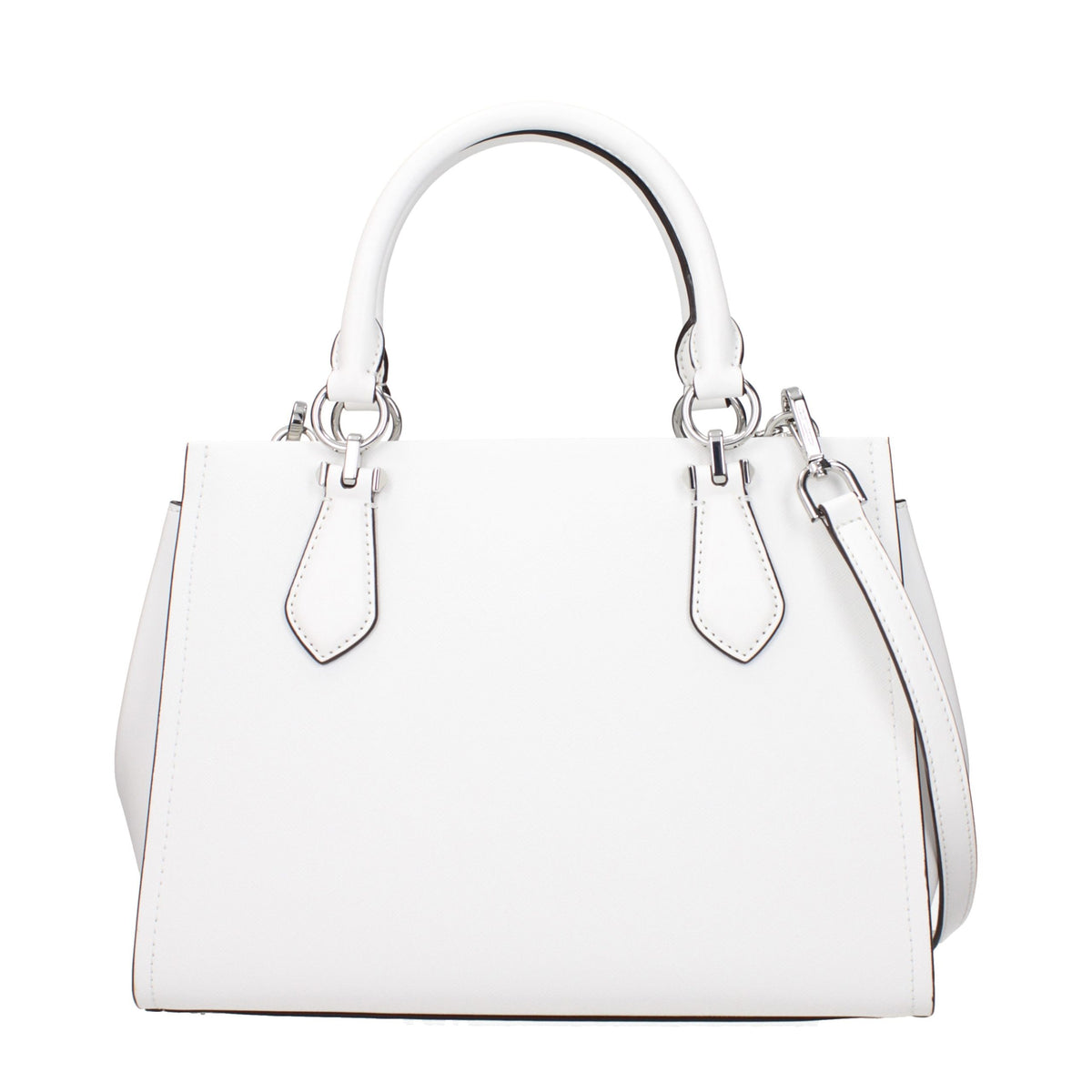 Michael Kors White Leather Handbag