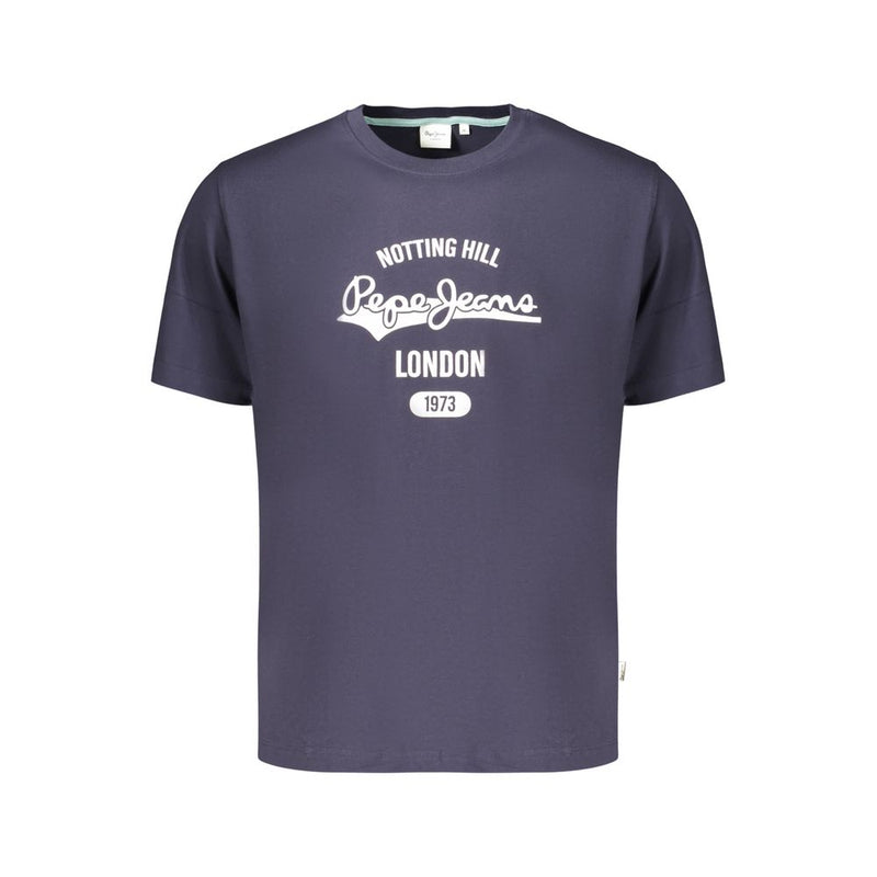 T-shirt Homme Pepe Jeans en Coton Bleu
