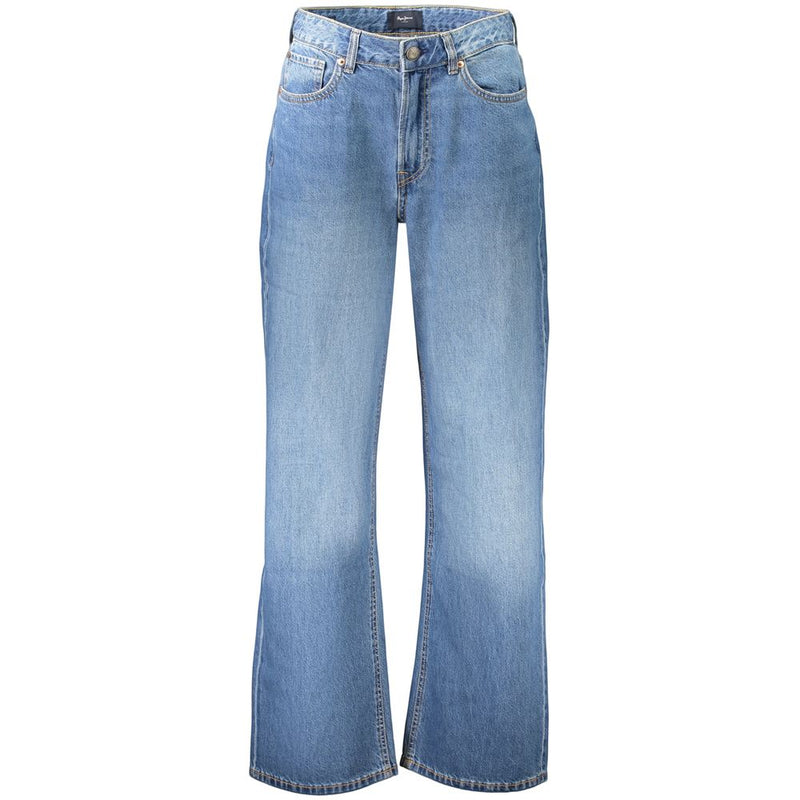 Jean Pepe Jeans en Coton Bleu pour Femme