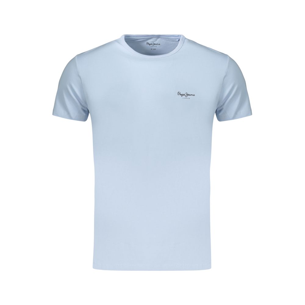 T-shirt Pepe Jeans Azzurro en coton pour homme