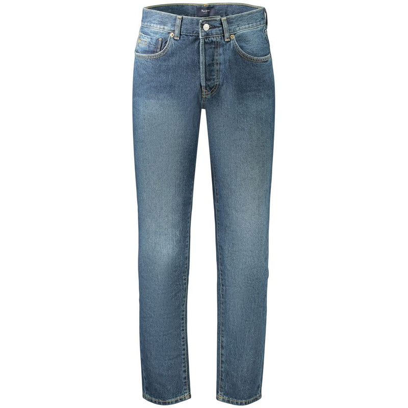 Jean Pepe Jeans homme en coton bleu