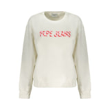 Sweatshirt Pepe Jeans blanc en coton pour femme