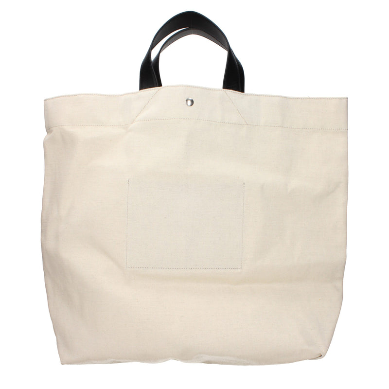 Sac à main en tissu beige Jil Sander