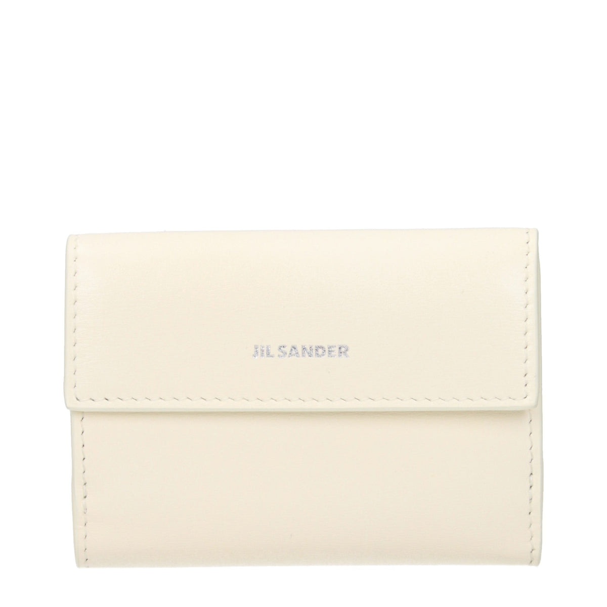 Jil Sander White Leather Wallet