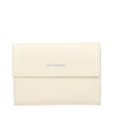 Jil Sander White Leather Wallet
