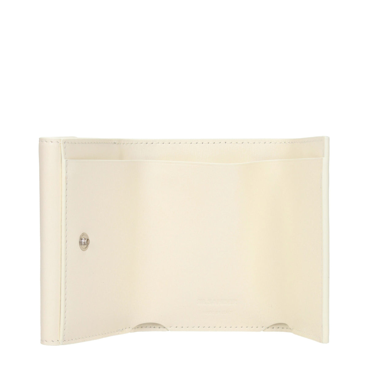 Jil Sander White Leather Wallet