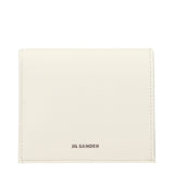 Jil Sander White Leather Wallet