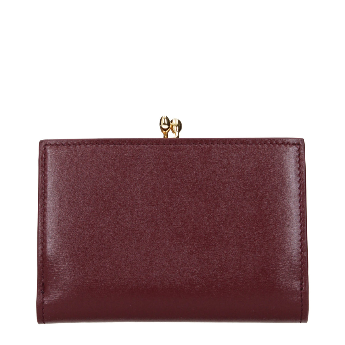 Jil Sander Red Leather Wallet