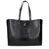 Sac porté épaule Jimmy Choo en cuir noir