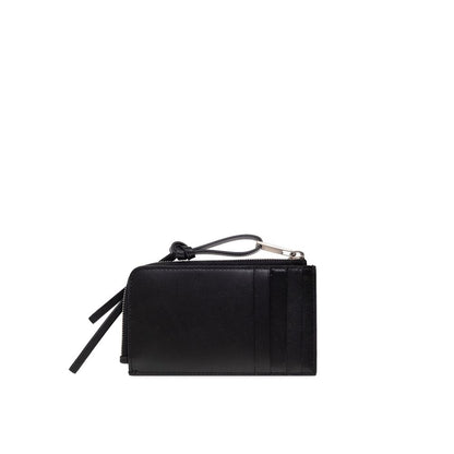 Jil Sander Black Leather Wallet