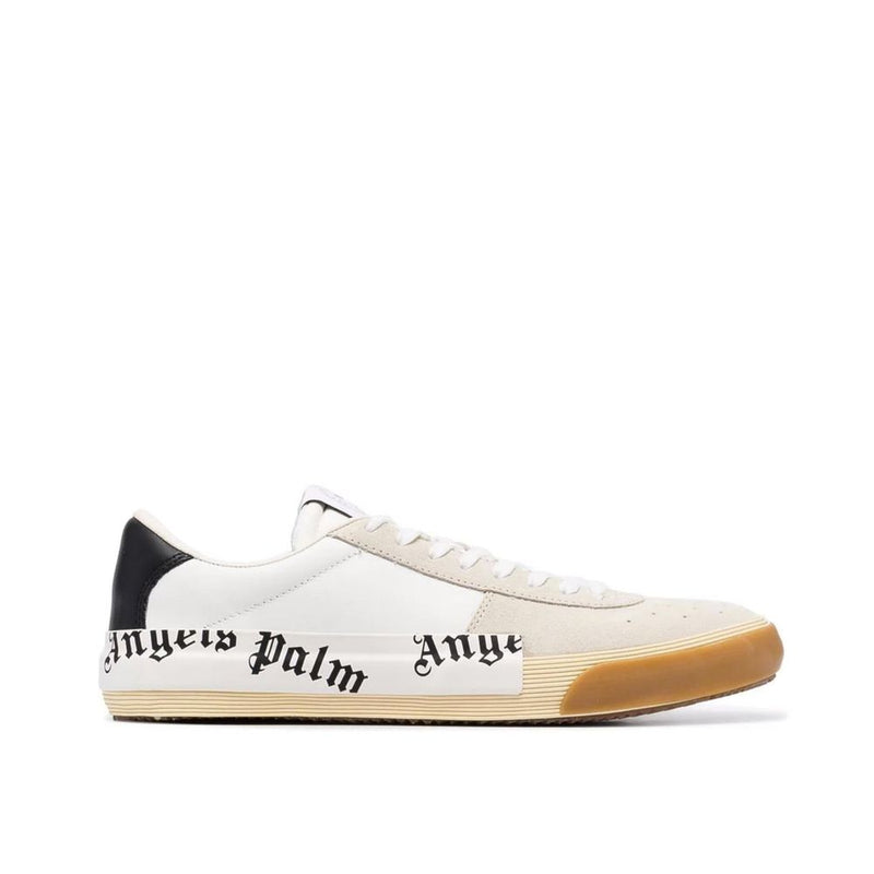 Baskets basses Palm Angels en cuir de veau beige