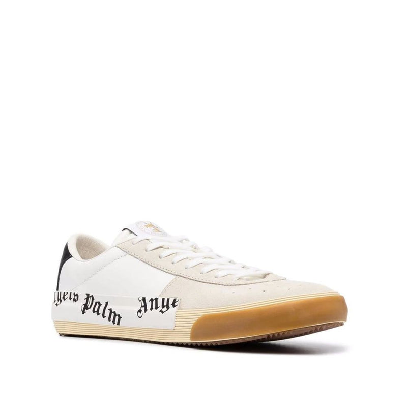 Baskets basses Palm Angels en cuir de veau beige