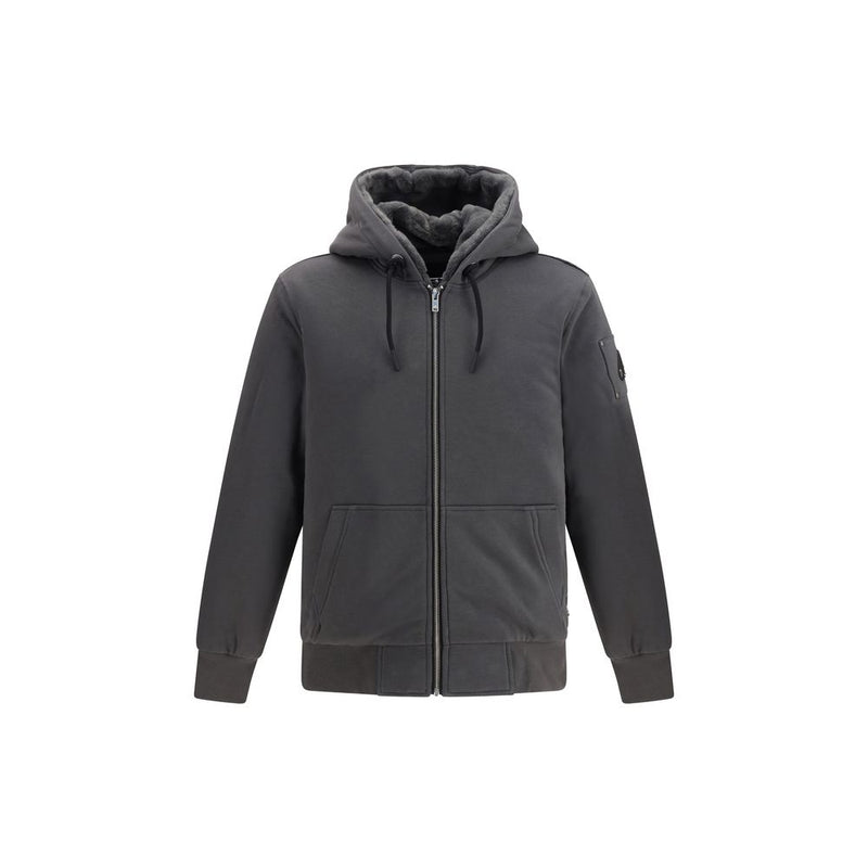 Moose Knuckles Sweat-shirt gris en polyester