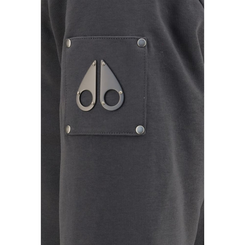 Moose Knuckles Sweat-shirt gris en polyester