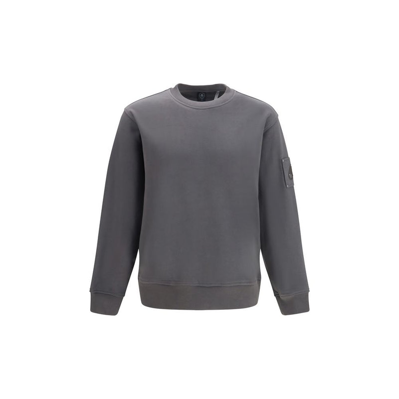 Sweat-shirt en coton gris Moose Knuckles