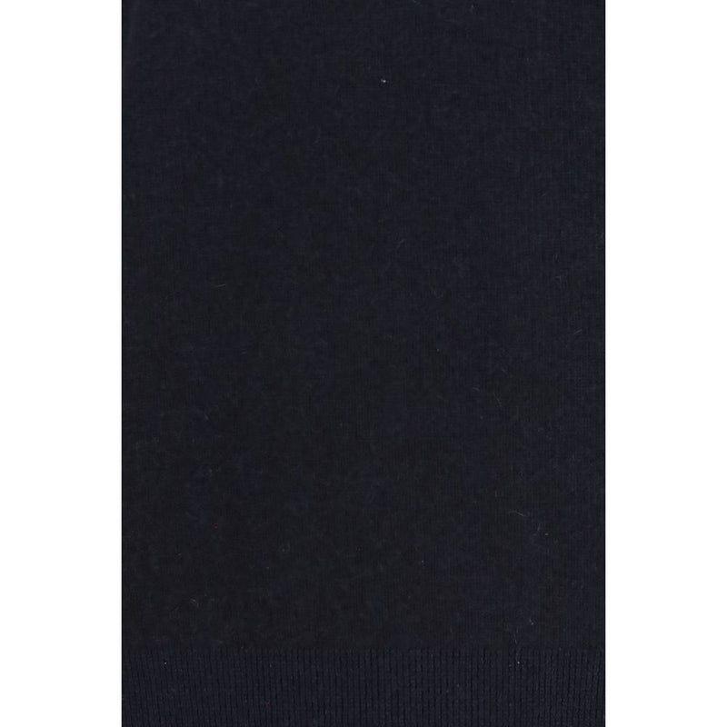 Brioni Col roulé en cachemire bleu