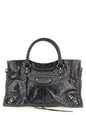Balenciaga Silver Lamb Leather Handbag