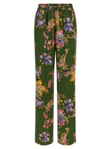Pantalon décontracté bicolore en polyester Etro