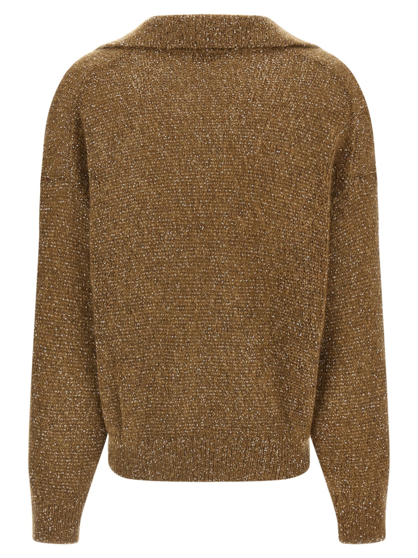 Brunello Cucinelli Brown Polyamide Polo Shirt