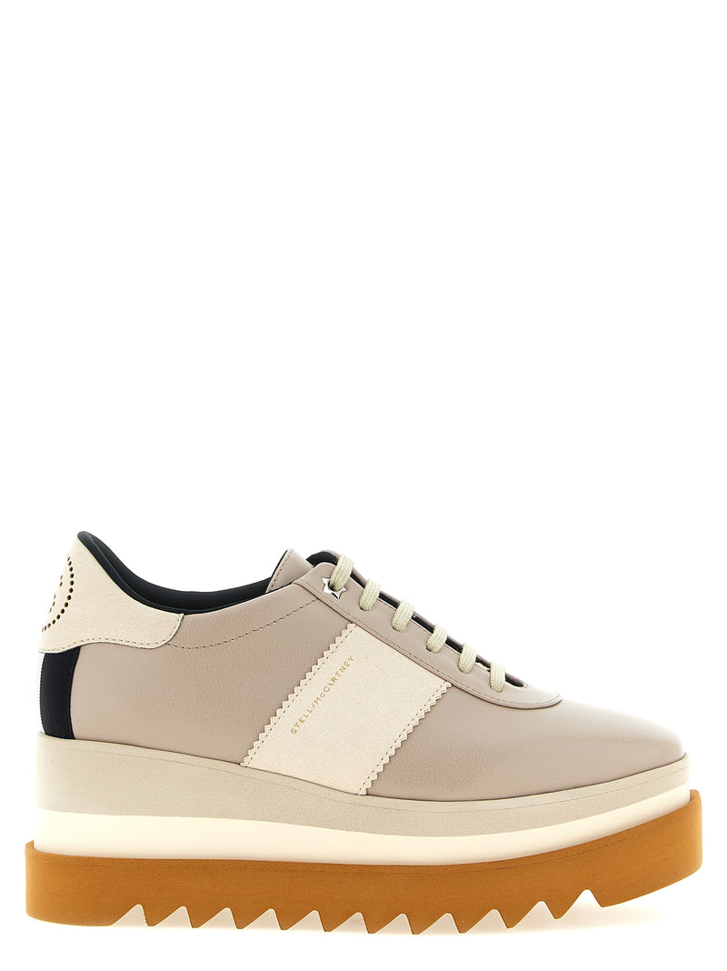 Baskets compensées Stella McCartney en EVA beige