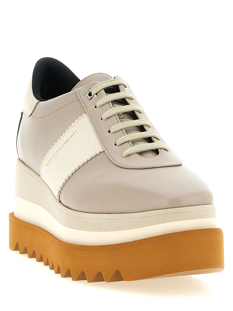 Baskets compensées Stella McCartney en EVA beige