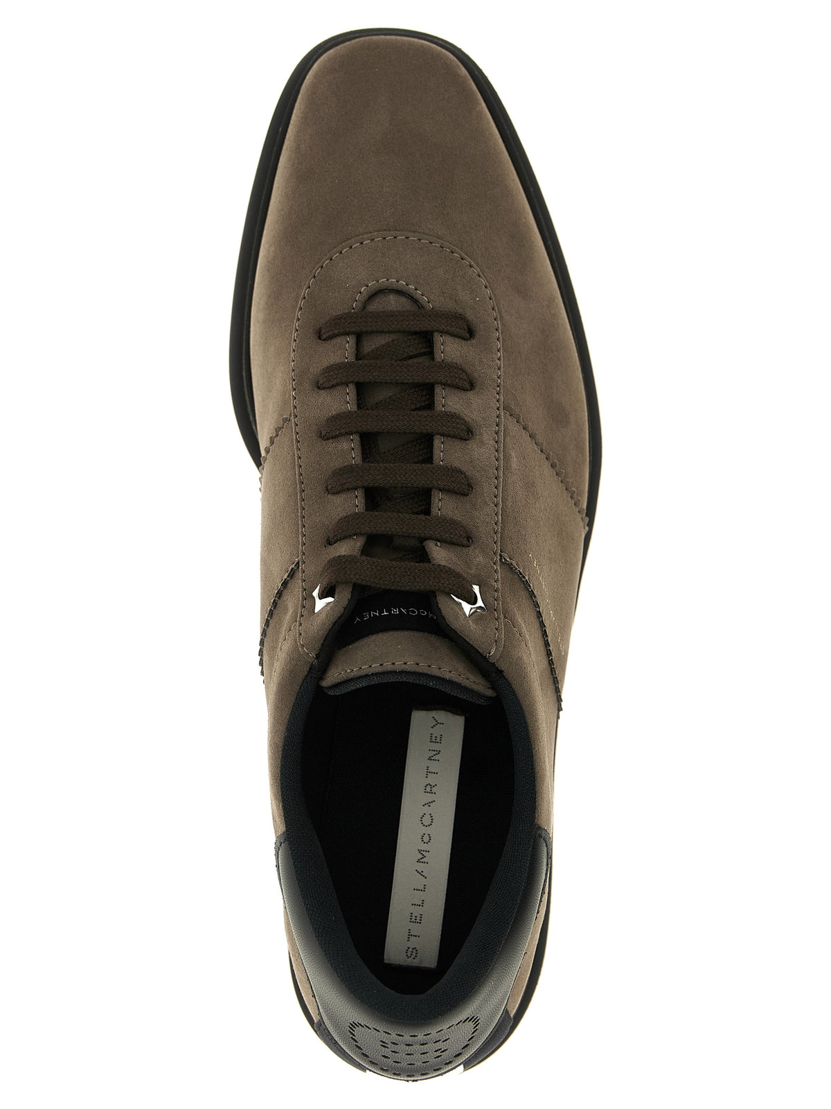 Baskets compensées Stella McCartney grises en EVA