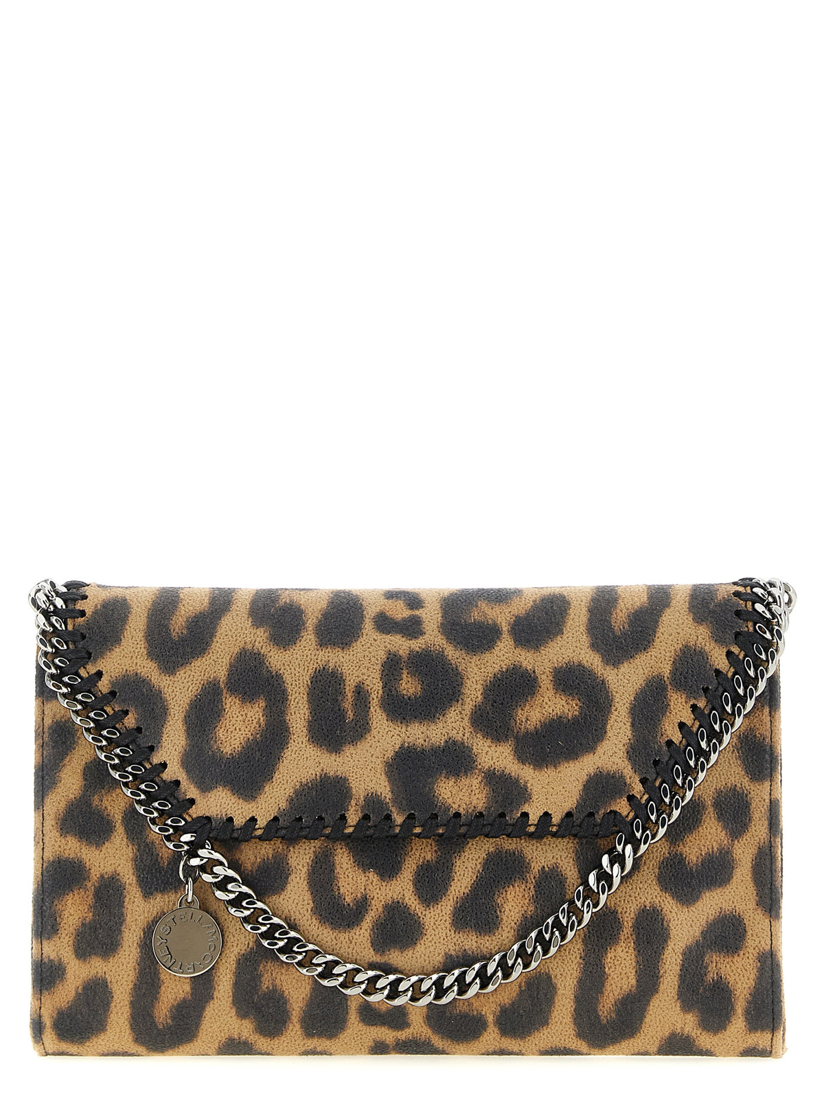 Pochette Stella McCartney en polyester marron