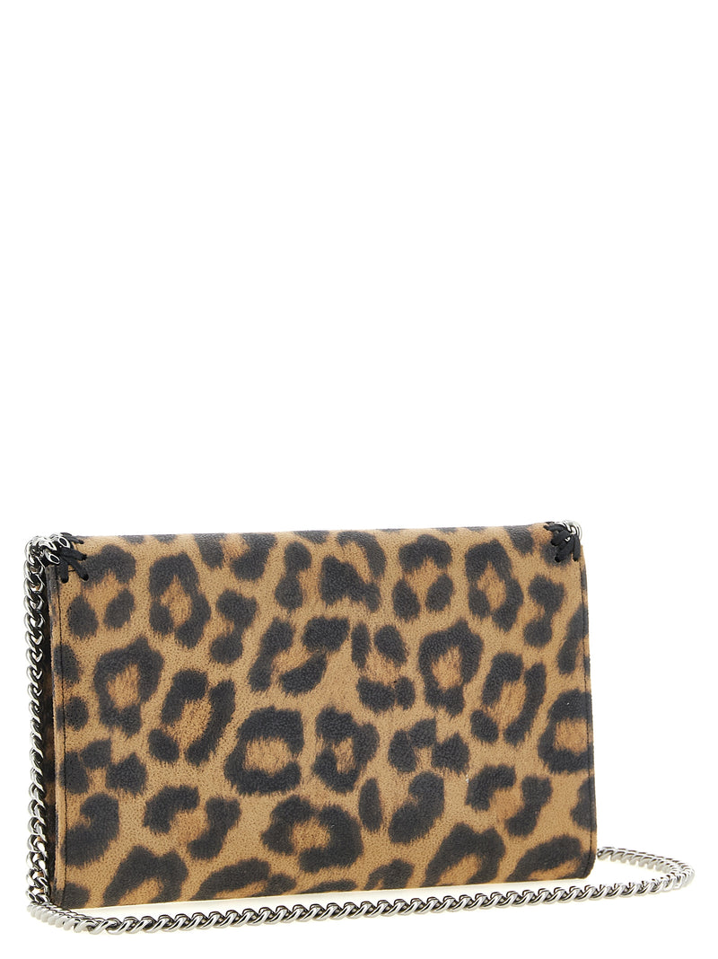 Pochette Stella McCartney en polyester marron