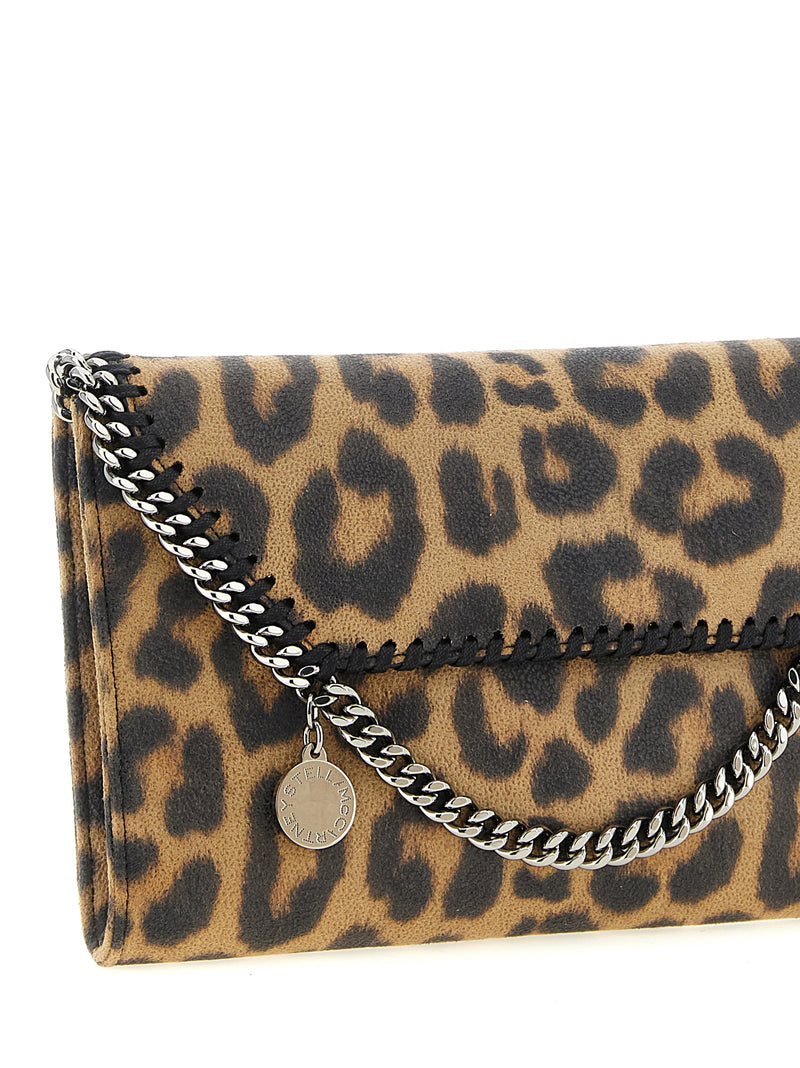 Pochette Stella McCartney en polyester marron