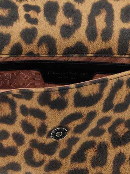 Stella McCartney Brown Polyester Clutch Bag