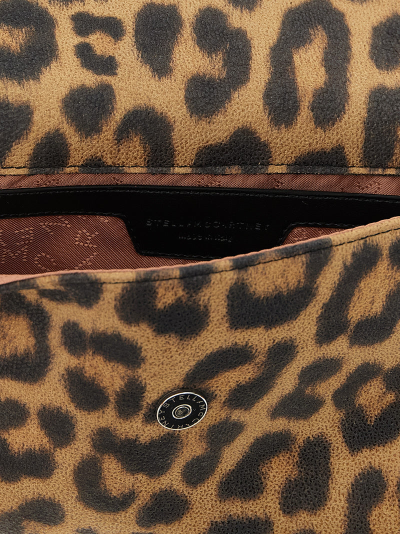 Pochette Stella McCartney en polyester marron