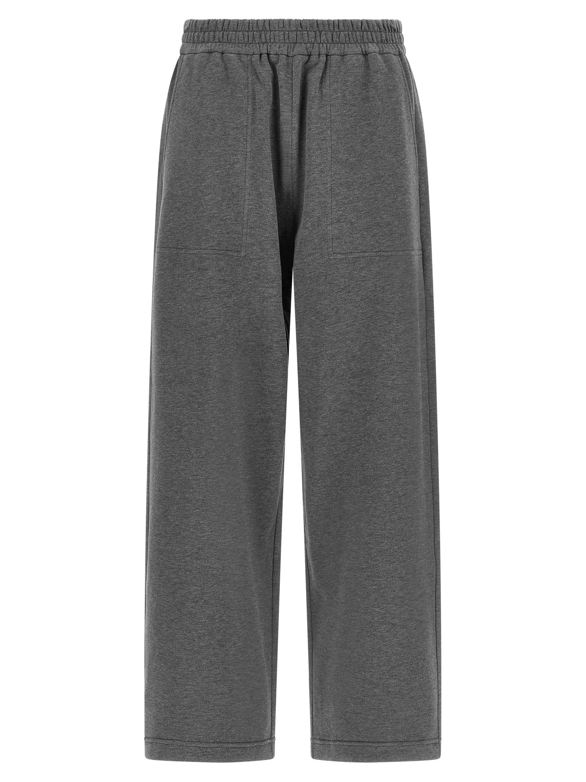 Pantalon de jogging en coton gris Brunello Cucinelli (pantalon de sport)