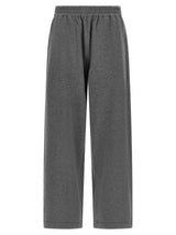 Pantalon de jogging en coton gris Brunello Cucinelli (pantalon de sport)