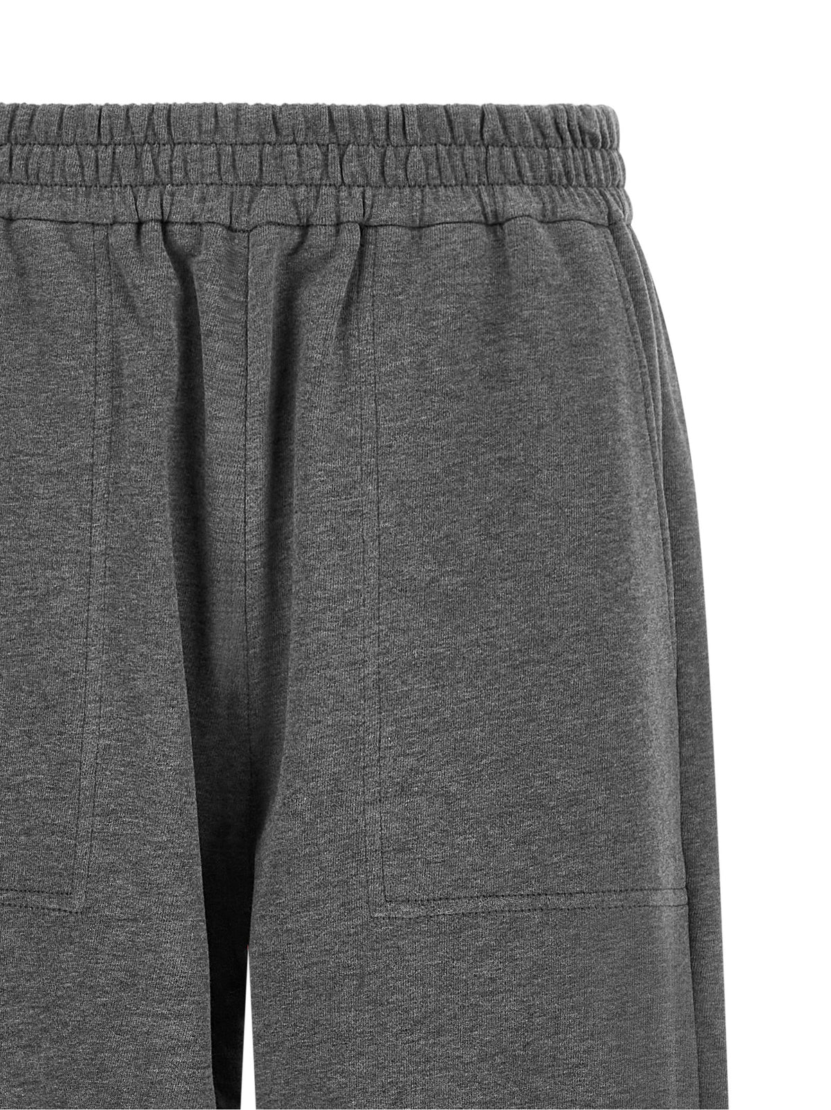 Pantalon de jogging en coton gris Brunello Cucinelli (pantalon de sport)