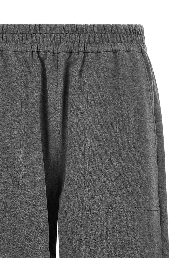 Pantalon de jogging en coton gris Brunello Cucinelli (pantalon de sport)
