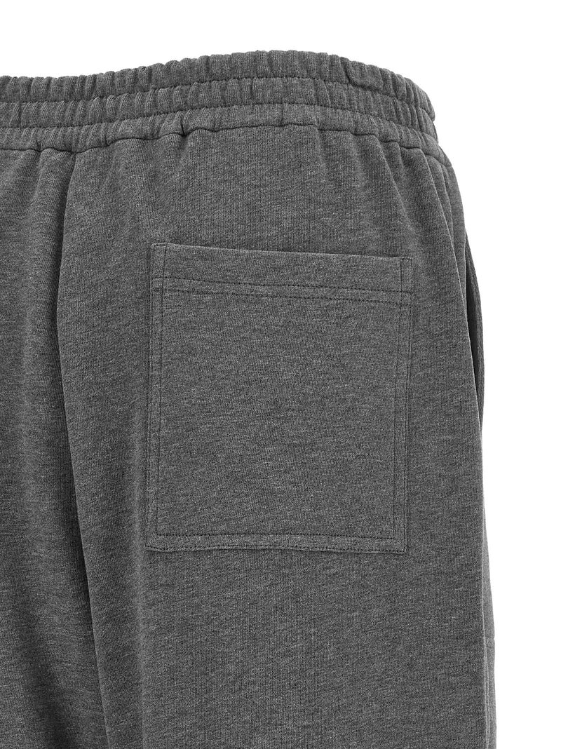 Pantalon de jogging en coton gris Brunello Cucinelli (pantalon de sport)