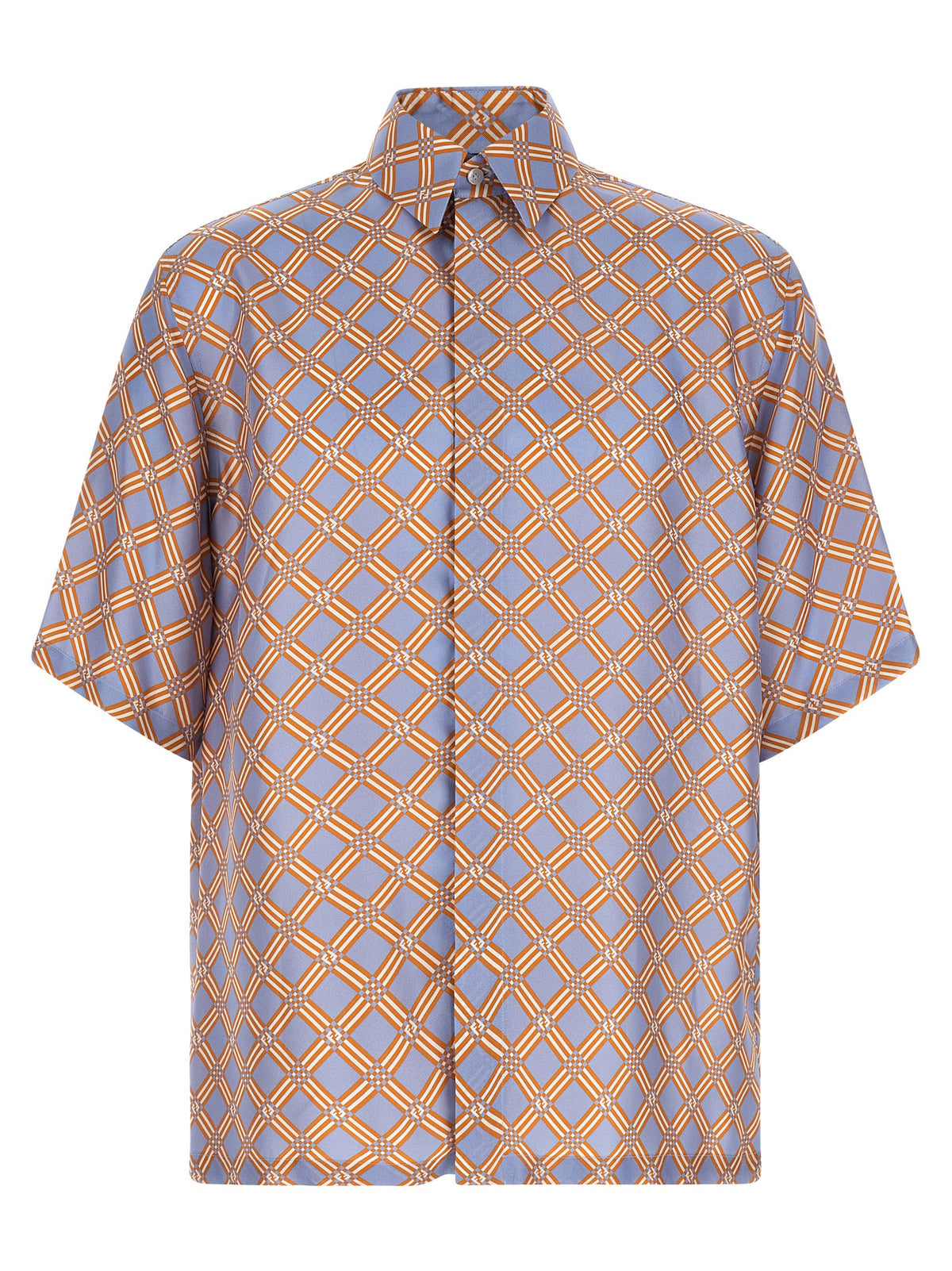 Chemisier Fendi en soie multicolore