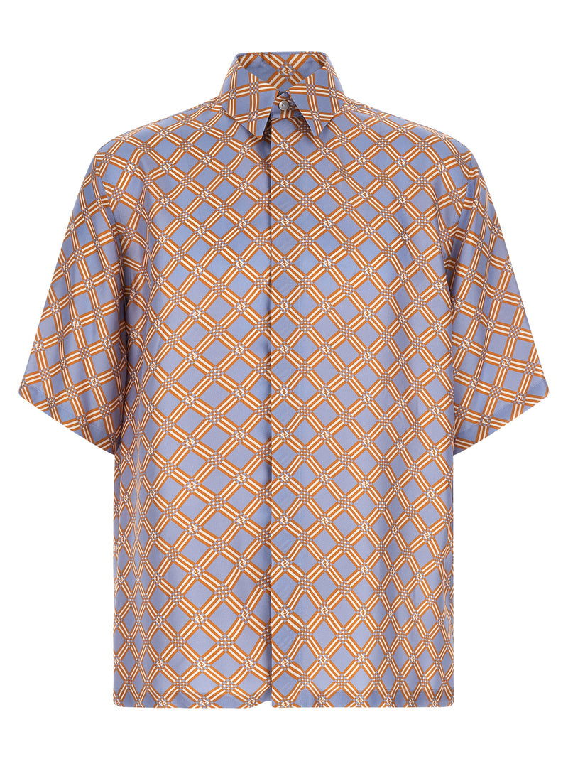 Chemisier Fendi en soie multicolore